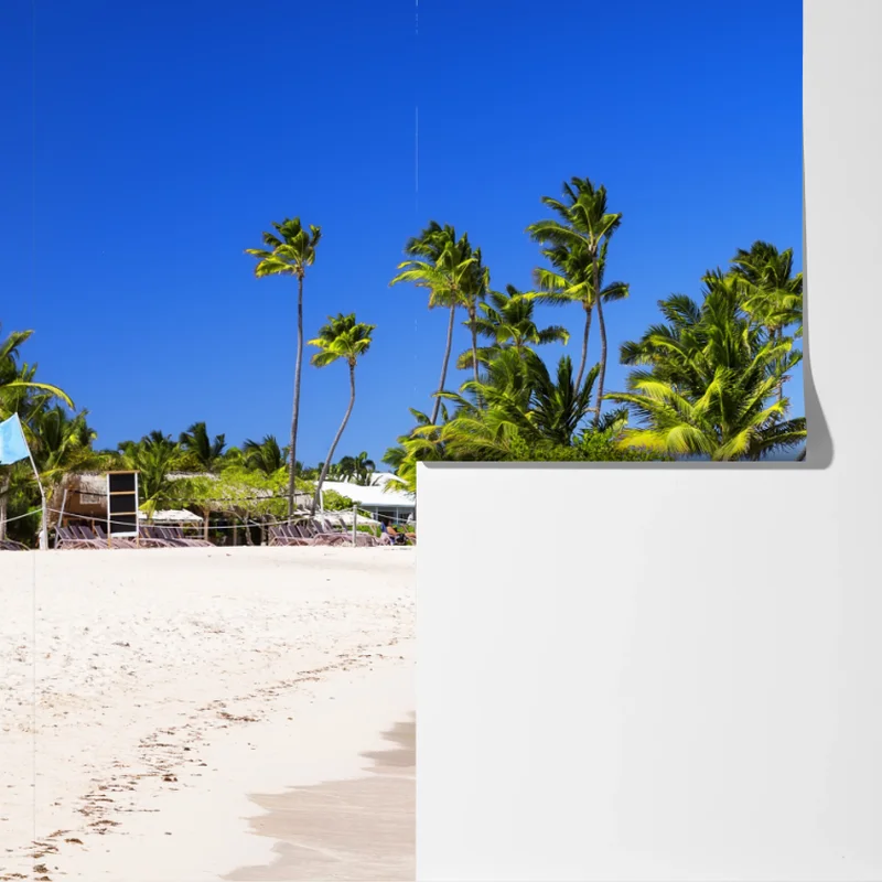 Fototapete tropischer strand in Cap Cana Fototapete tropischer strand in Cap Cana