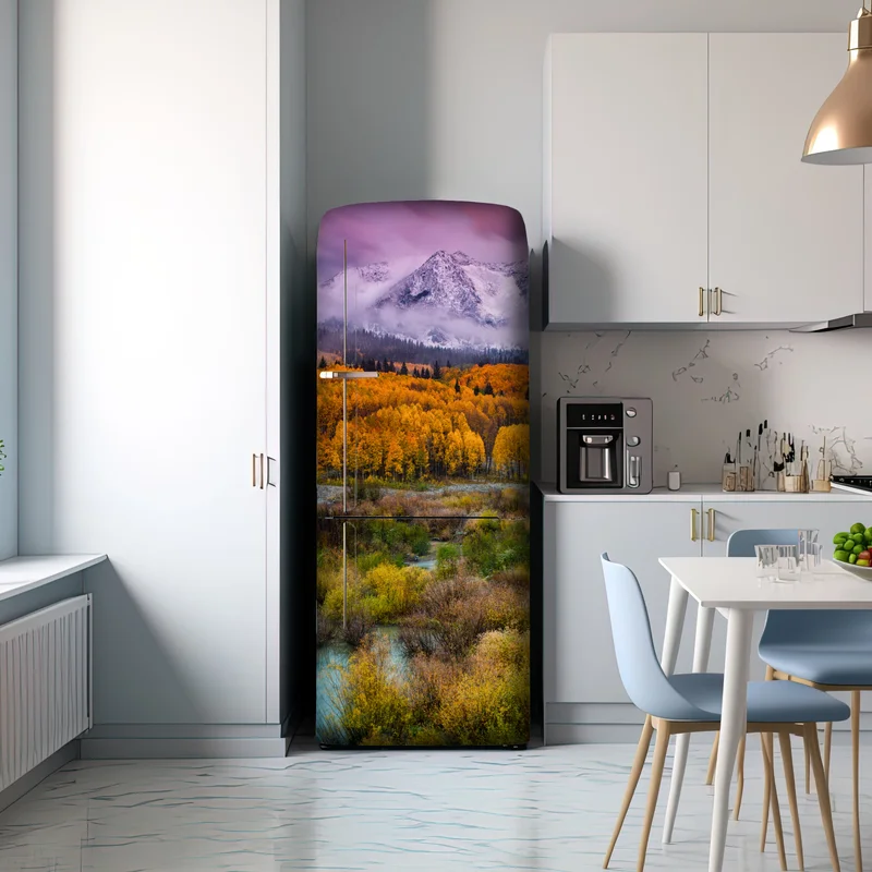 Kühlschrankaufkleber rosafarbener sonnenaufgang über East Beckwith Mountain Kühlschrankaufkleber rosafarbener sonnenaufgang über East Beckwith Mountain