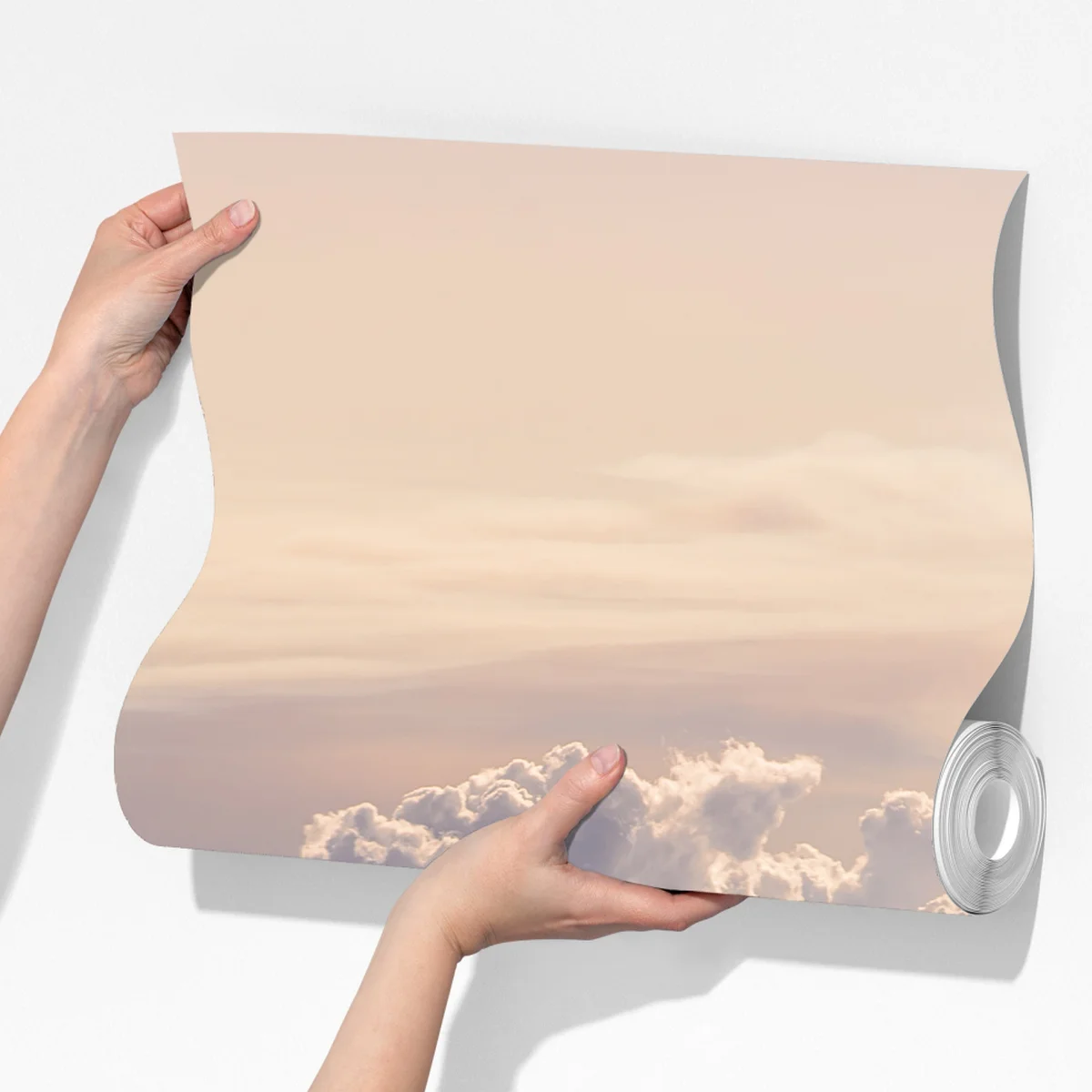 Fototapeta delikatne chmury nad błękitnym niebem Fototapeta delikatne chmury nad błękitnym niebem