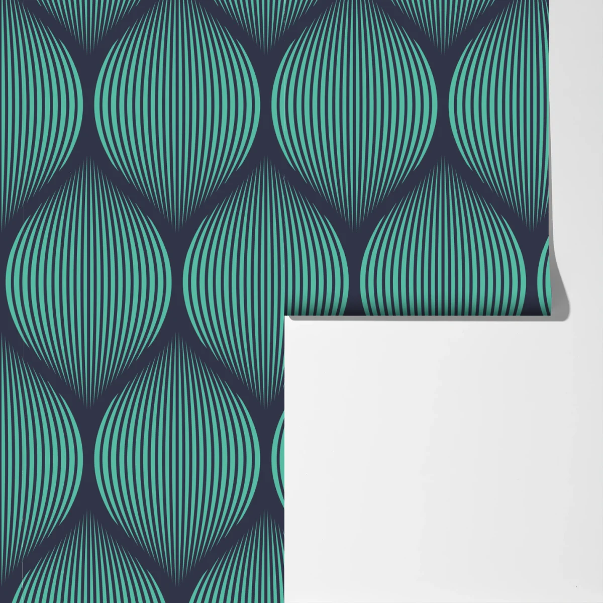 Fototapete türkis geometrisches tropfenmuster Fototapete türkis geometrisches tropfenmuster