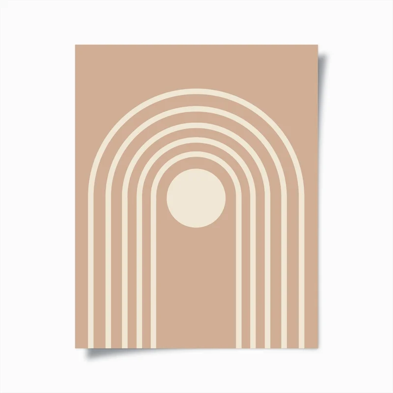 Poster pastellbogen geometrisches motiv • Poster bei Wallnifity® Poster pastellbogen geometrisches motiv • Poster bei Wallnifity®