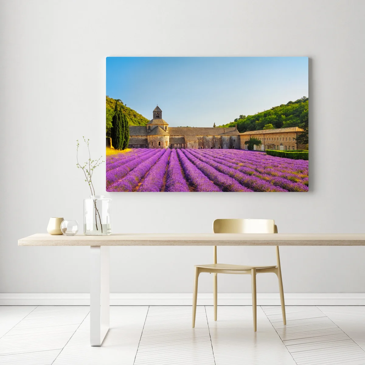 Leinwandbild lavendelfelder bei Abtei Sénanque, Provence Leinwandbild lavendelfelder bei Abtei Sénanque, Provence