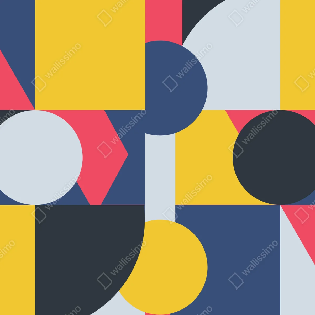 Kühlschrankaufkleber lebendige geometrische komposition Kühlschrankaufkleber lebendige geometrische komposition