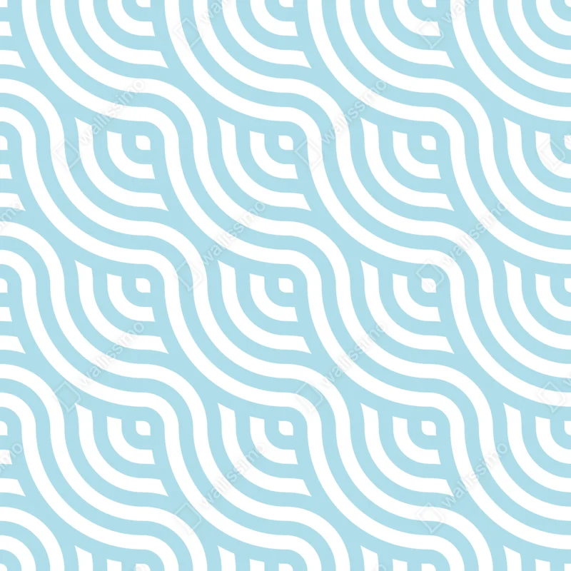 Leinwandbild sanftes türkis geometrisches wellenmuster Leinwandbild sanftes türkis geometrisches wellenmuster