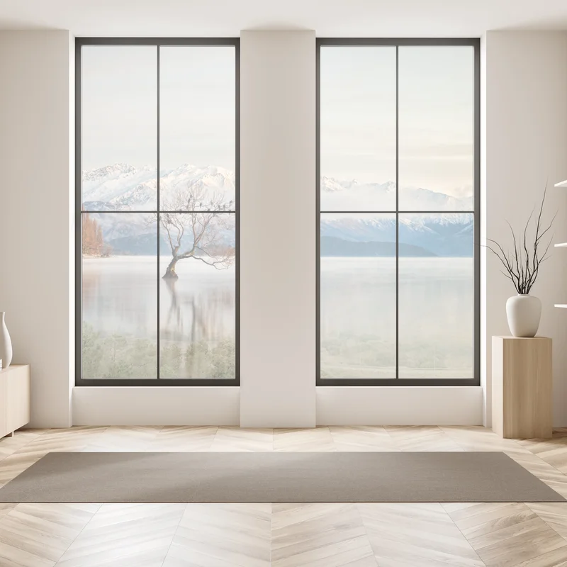 Fensteraufkleber einsamer baum am see Wanaka