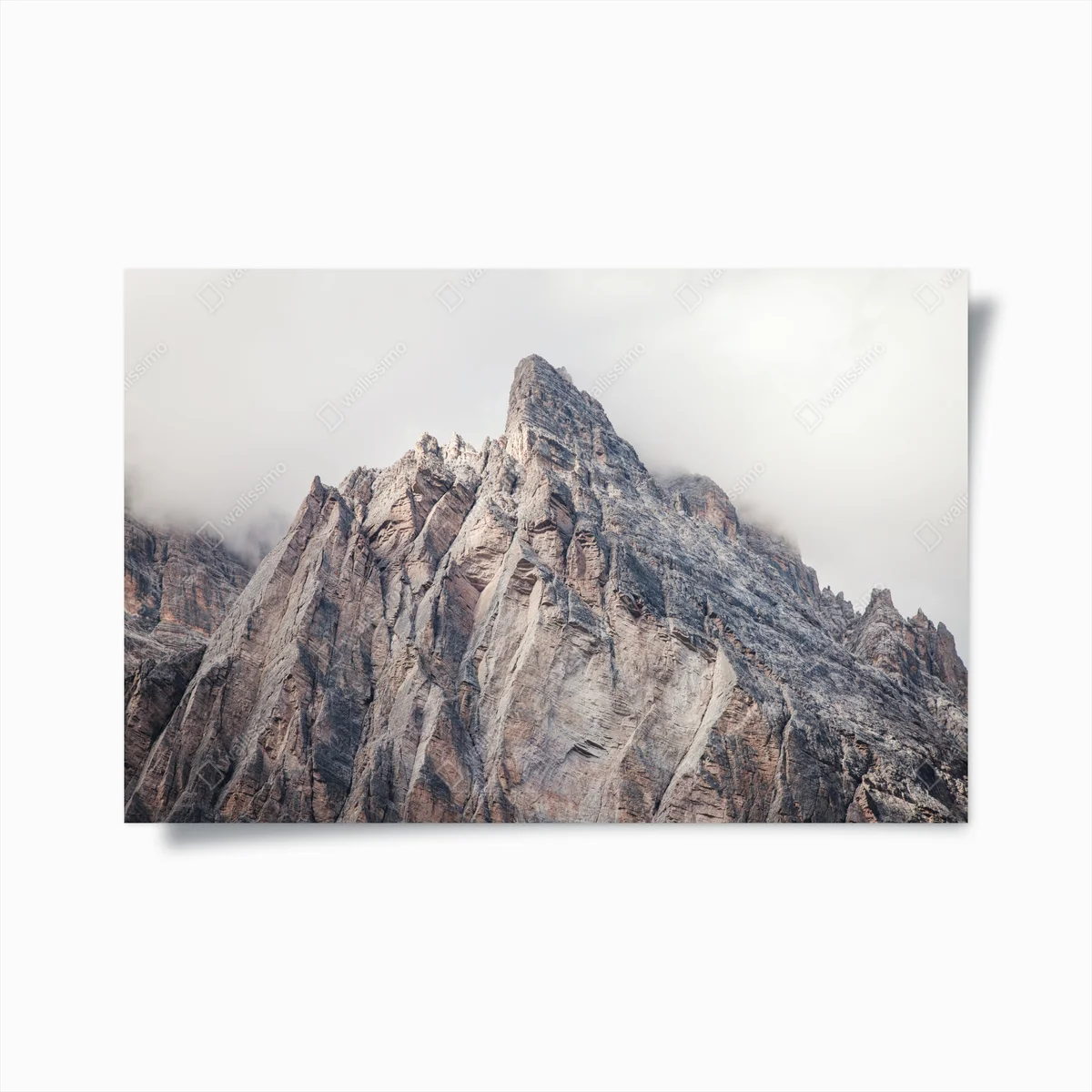 Poster nebliger berggipfel • Poster bei Wallnifity® Poster nebliger berggipfel • Poster bei Wallnifity®