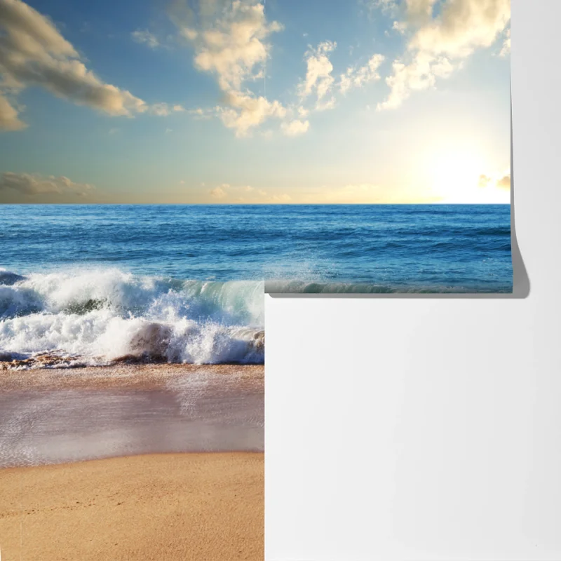 Fototapeta spokojny zachód słońca nad plażą Fototapeta spokojny zachód słońca nad plażą