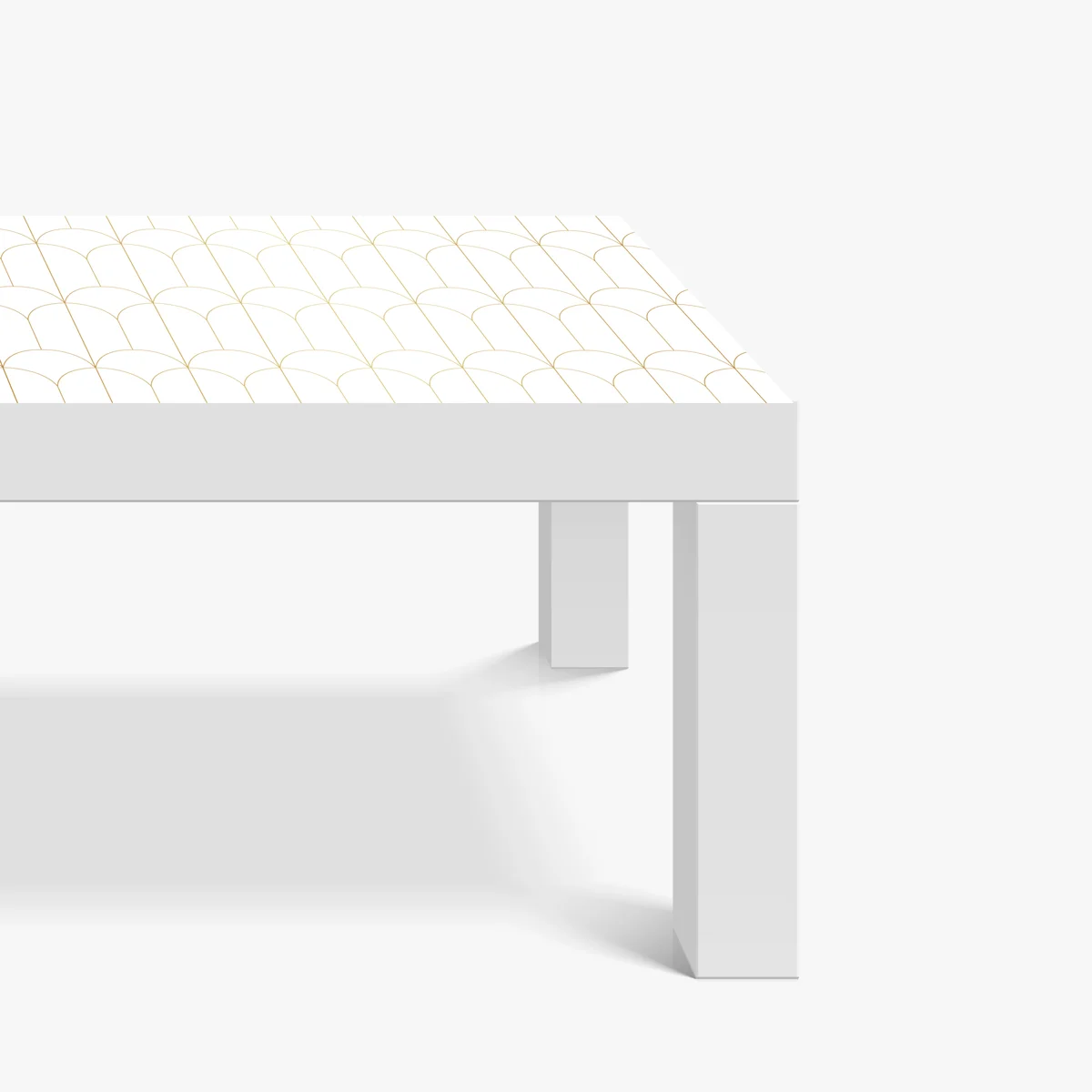 Tischaufkleber und Schreibtischaufkleber goldenes art deco bogenmuster Tischaufkleber und Schreibtischaufkleber goldenes art deco bogenmuster