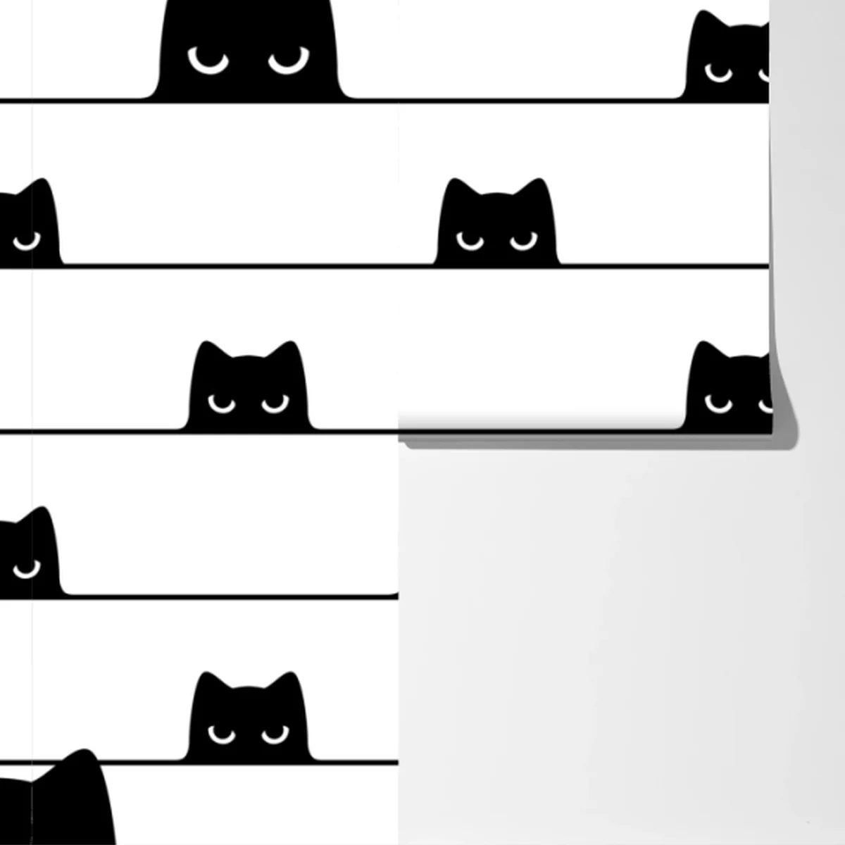 Fototapete verspielte katzen zwischen streifen Fototapete verspielte katzen zwischen streifen