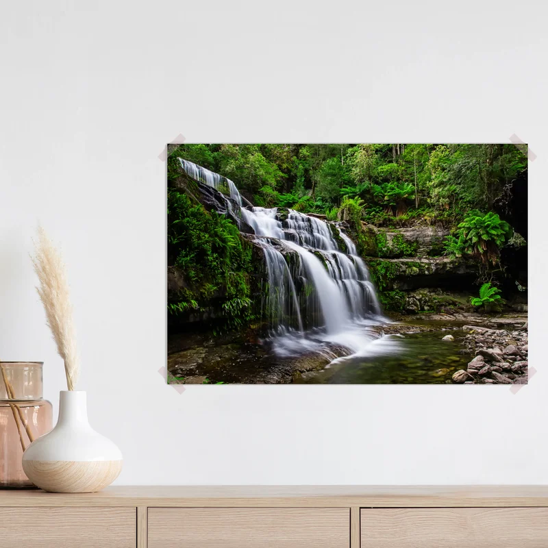 Poster wasserfall Liffey Falls im üppigen Regenwald von Tasmanien Poster wasserfall Liffey Falls im üppigen Regenwald von Tasmanien