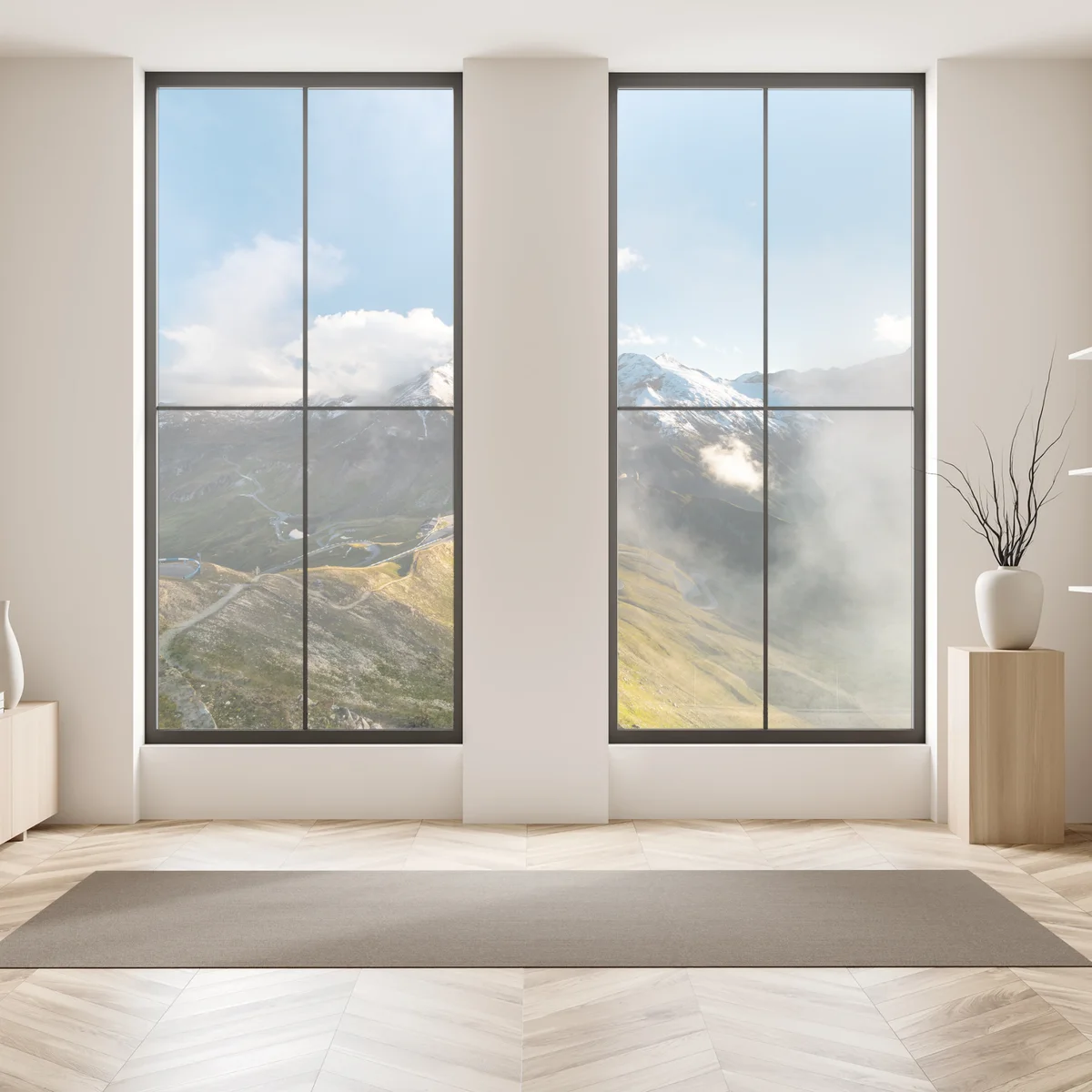 Fensteraufkleber Grossglockner panoramastraße in den Alpen Fensteraufkleber Grossglockner panoramastraße in den Alpen