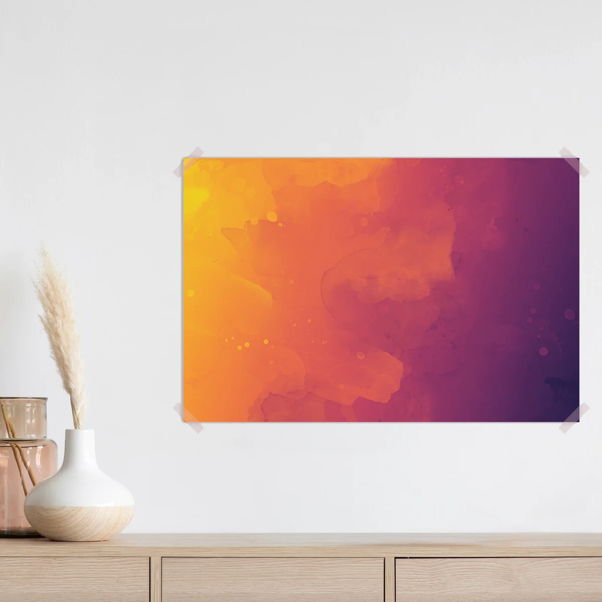 Poster lebendiger aquarellverlauf abstrakt • Poster bei Wallnifity® Poster lebendiger aquarellverlauf abstrakt • Poster bei Wallnifity®