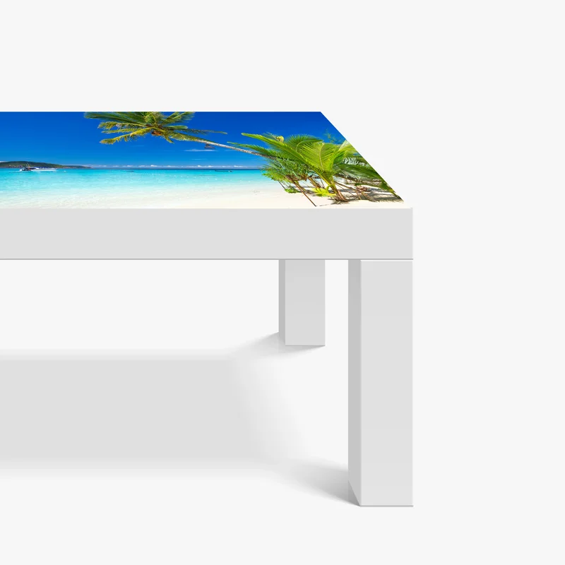 Tischaufkleber und Schreibtischaufkleber tropischer strand in Thailand
