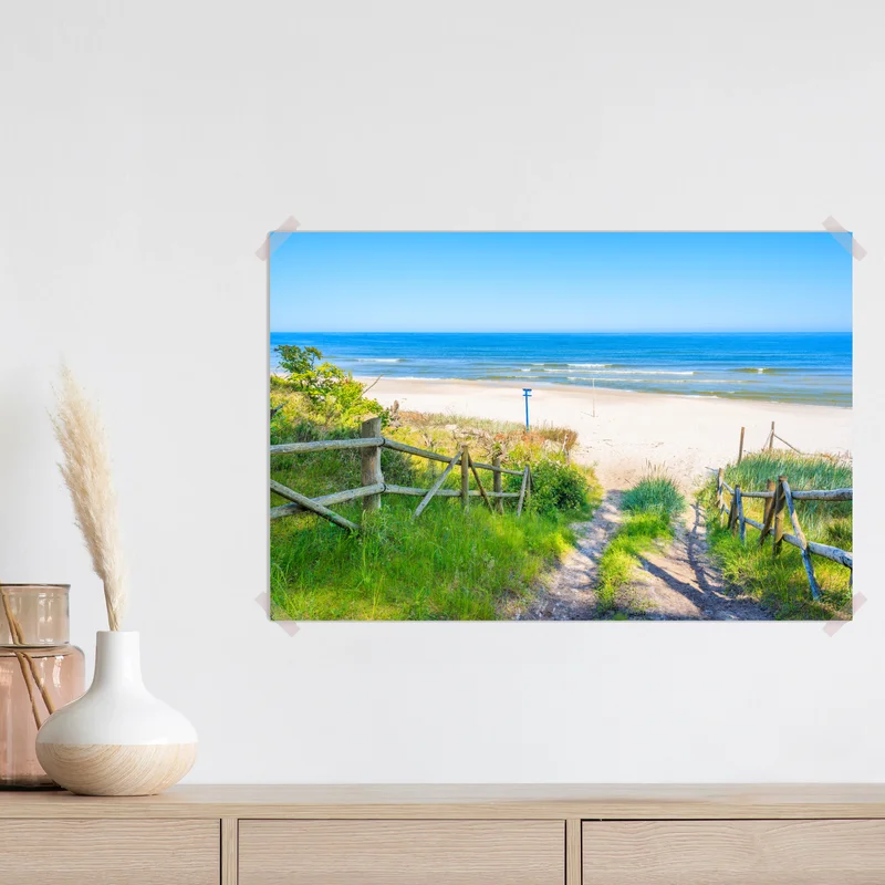 Poster weg zum strand der Ostsee Poster weg zum strand der Ostsee