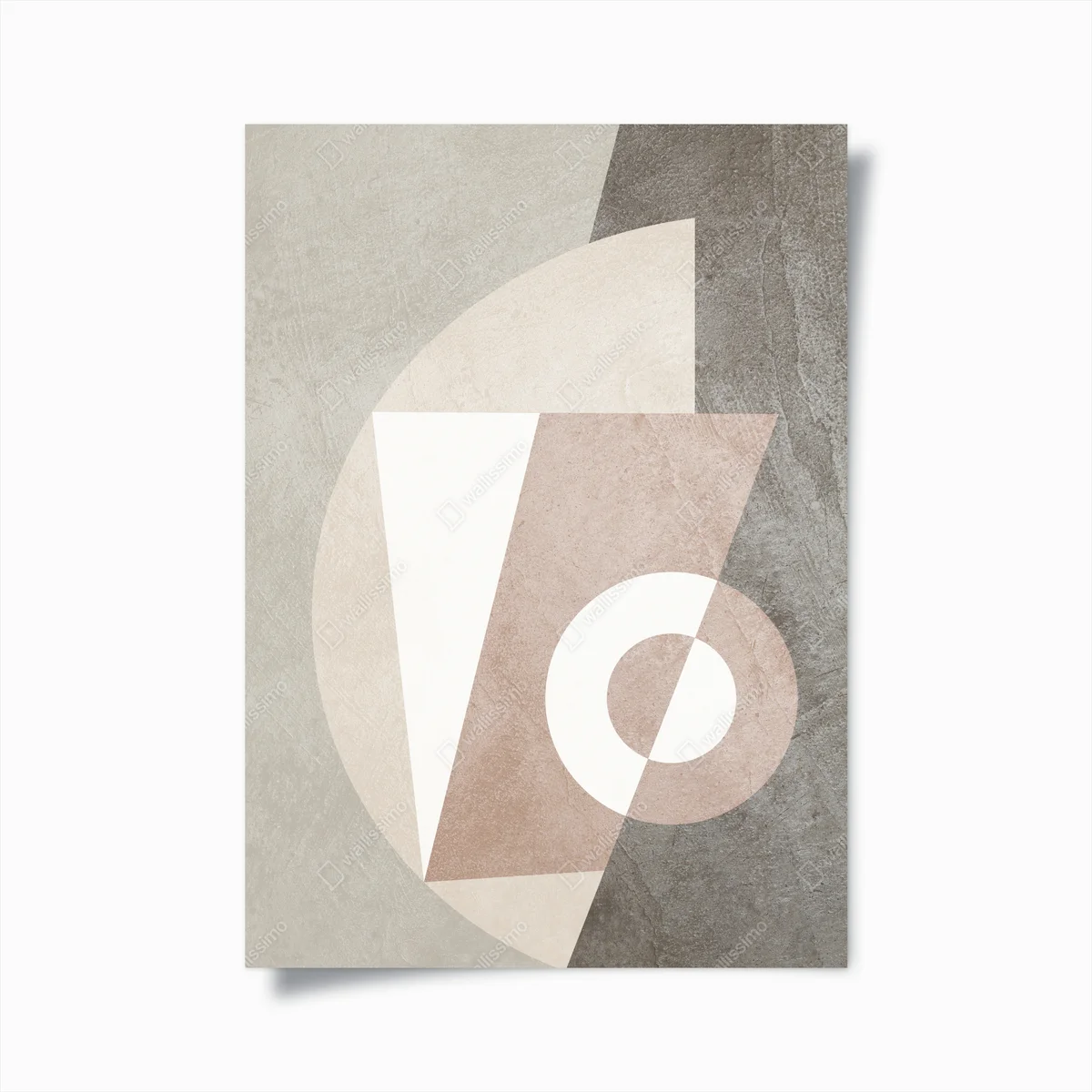 Poster neutrale geometrische komposition in pastell • Poster bei Wallnifity® Poster neutrale geometrische komposition in pastell • Poster bei Wallnifity®