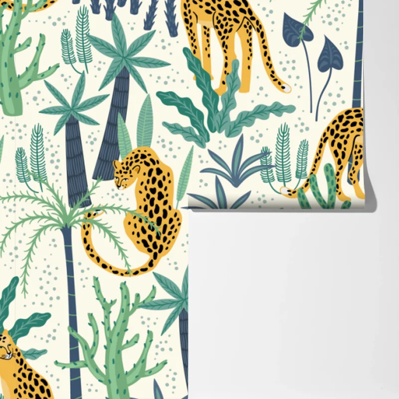 Fototapete tropisches leopardmuster Fototapete tropisches leopardmuster