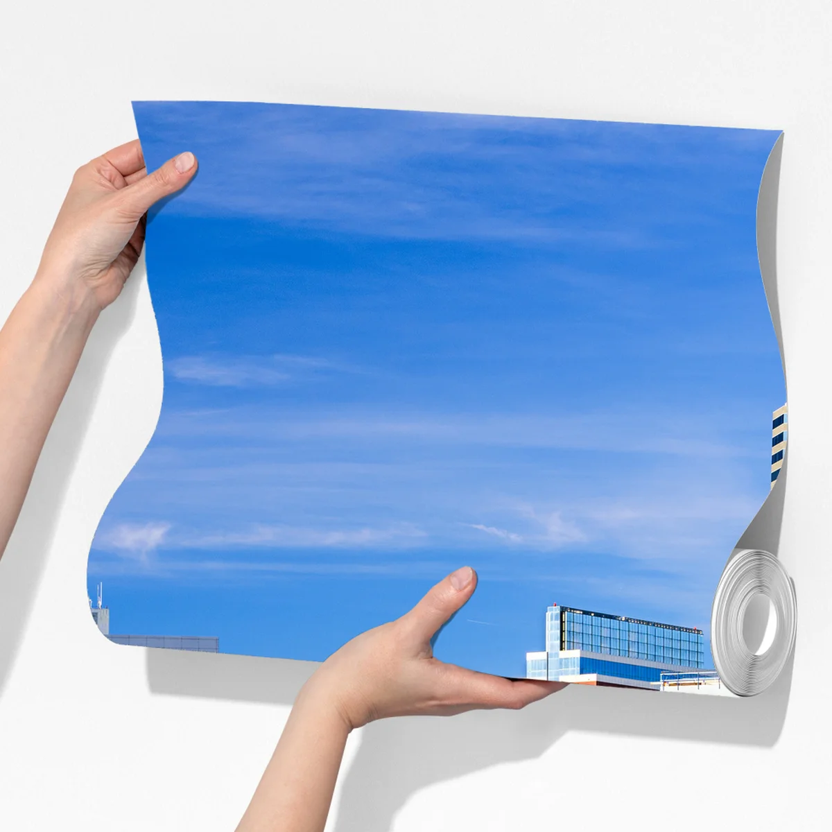 Fototapete Jacksonville skyline mit blauem brücke Fototapete Jacksonville skyline mit blauem brücke