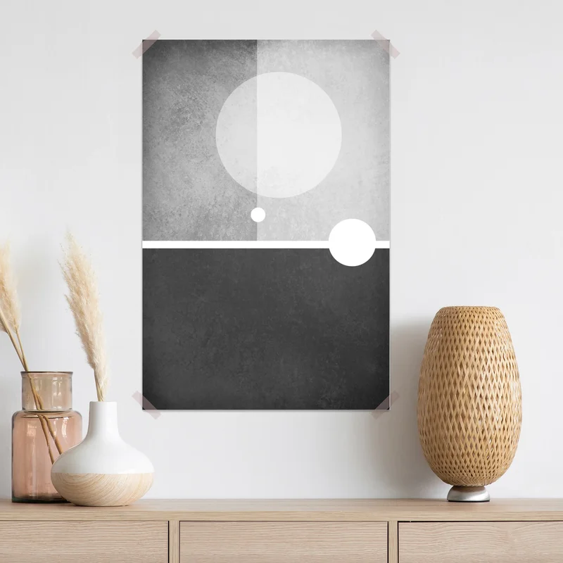 Poster minimalistische geometrische komposition Poster minimalistische geometrische komposition