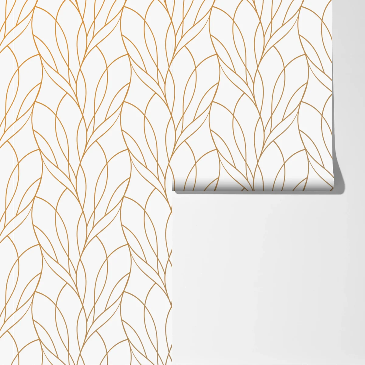 Fototapete goldenes blattmuster auf weißem hintergrund Fototapete goldenes blattmuster auf weißem hintergrund