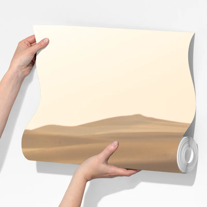 Fototapete goldene sanddünen minimalistisches landschaftsbild Fototapete goldene sanddünen minimalistisches landschaftsbild