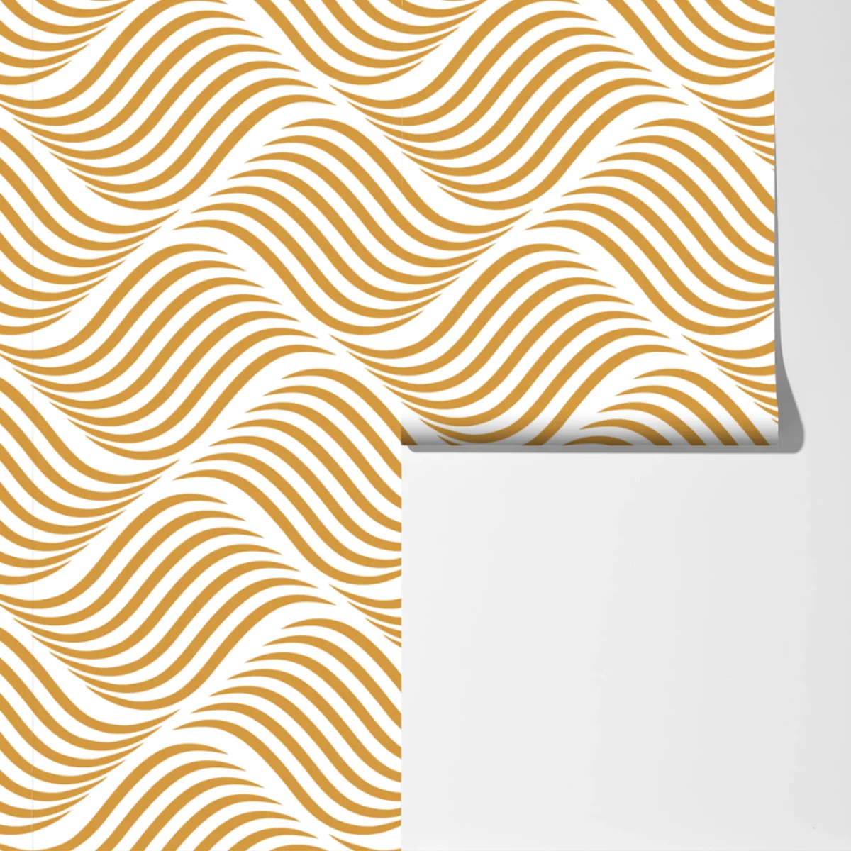 Fototapete goldenes wellenmuster wanddeko Fototapete goldenes wellenmuster wanddeko