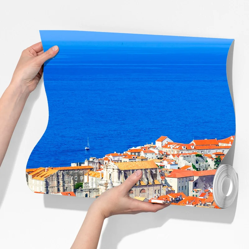 Fototapete Dubrovnik panorama der altstadt Fototapete Dubrovnik panorama der altstadt