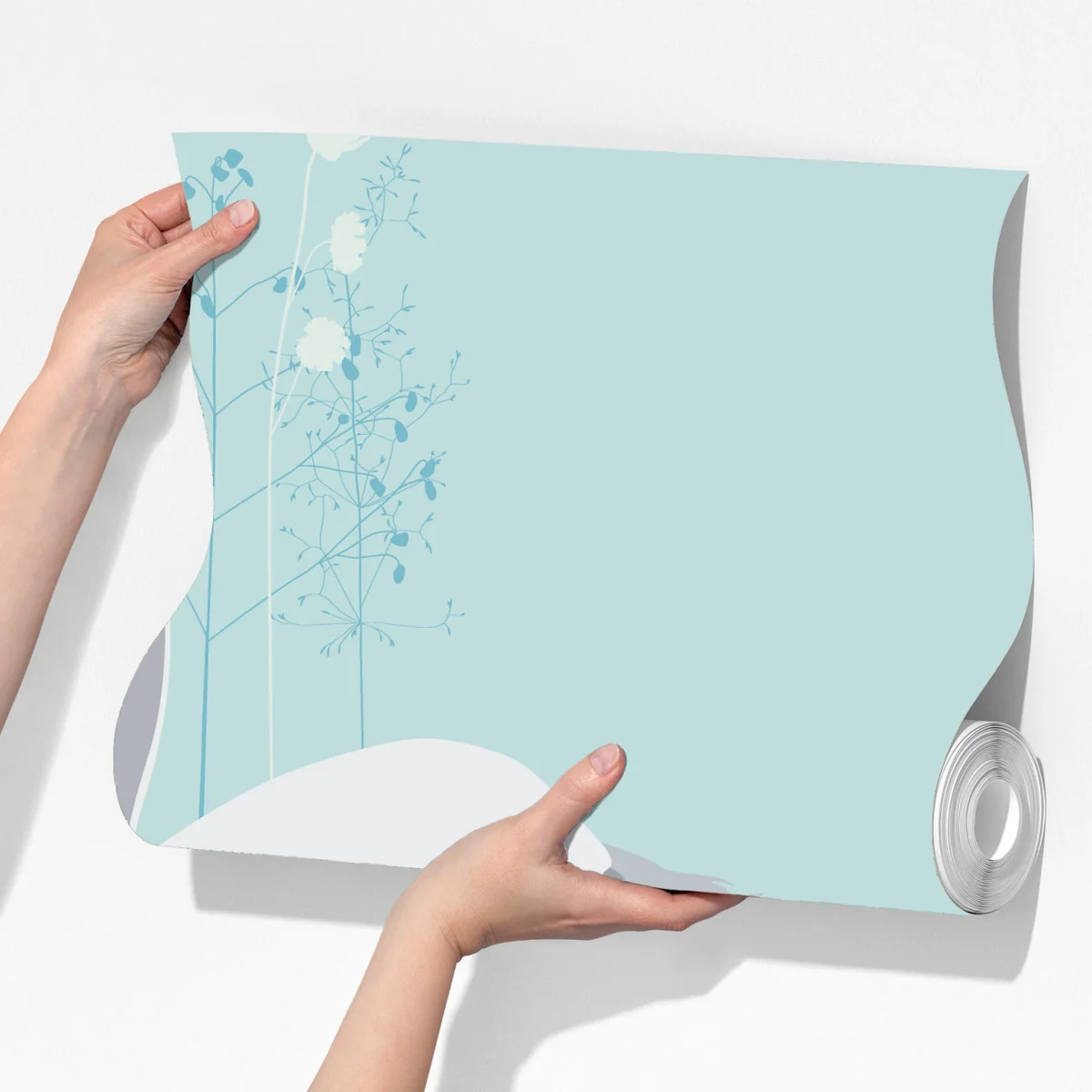 Fototapete sanfte schwäne auf türkisfarbenem teich Fototapete sanfte schwäne auf türkisfarbenem teich