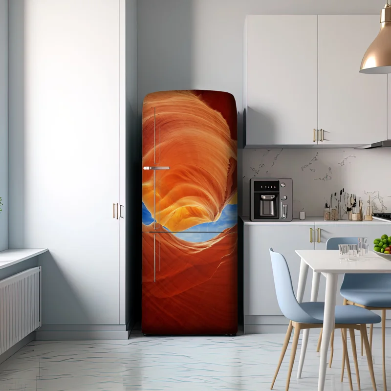 Kühlschrankaufkleber Antelope Canyon geschwungene sandsteinformationen Kühlschrankaufkleber Antelope Canyon geschwungene sandsteinformationen