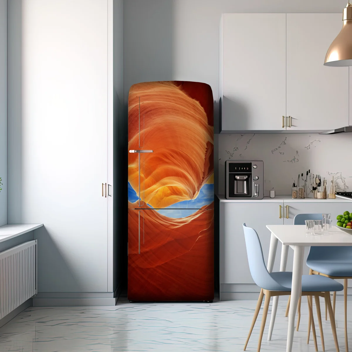 Kühlschrankaufkleber Antelope Canyon geschwungene sandsteinformationen Kühlschrankaufkleber Antelope Canyon geschwungene sandsteinformationen