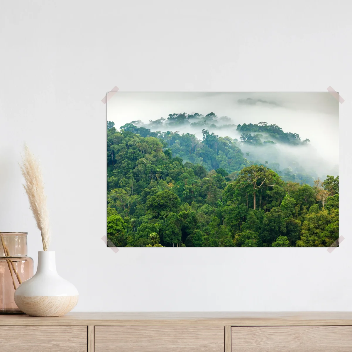 Poster morgendlicher nebel über dem wald von Kaeng Krachan • Poster bei Wallnifity® Poster morgendlicher nebel über dem wald von Kaeng Krachan • Poster bei Wallnifity®