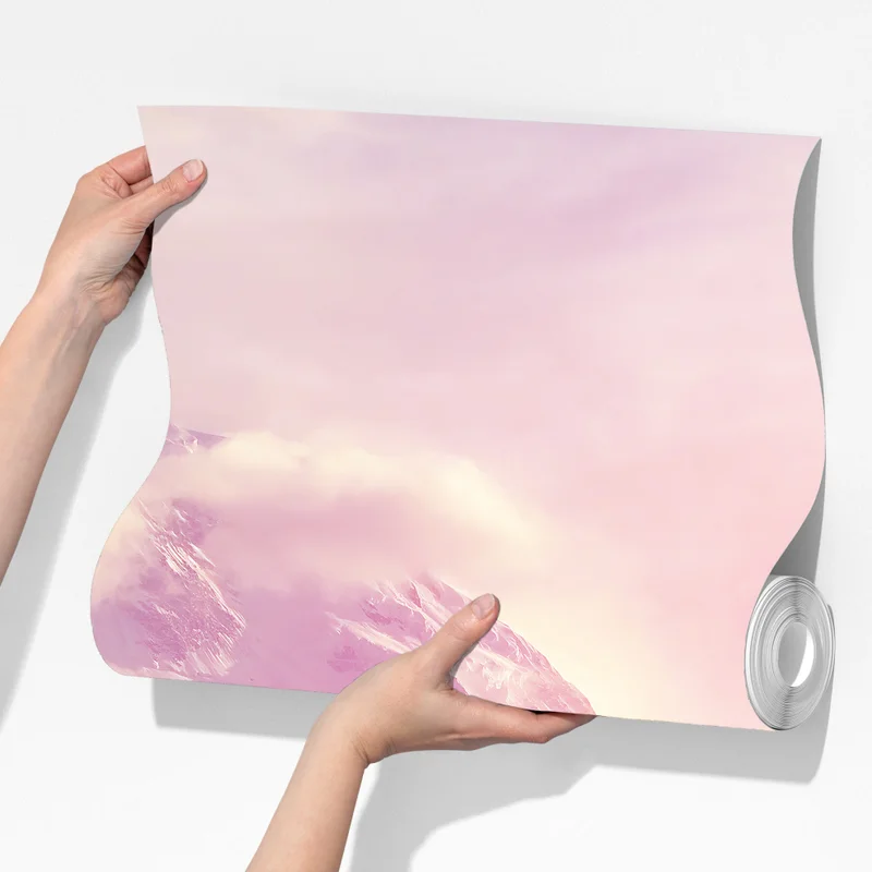 Fototapeta pastelowy wschód słońca nad górami Fototapeta pastelowy wschód słońca nad górami