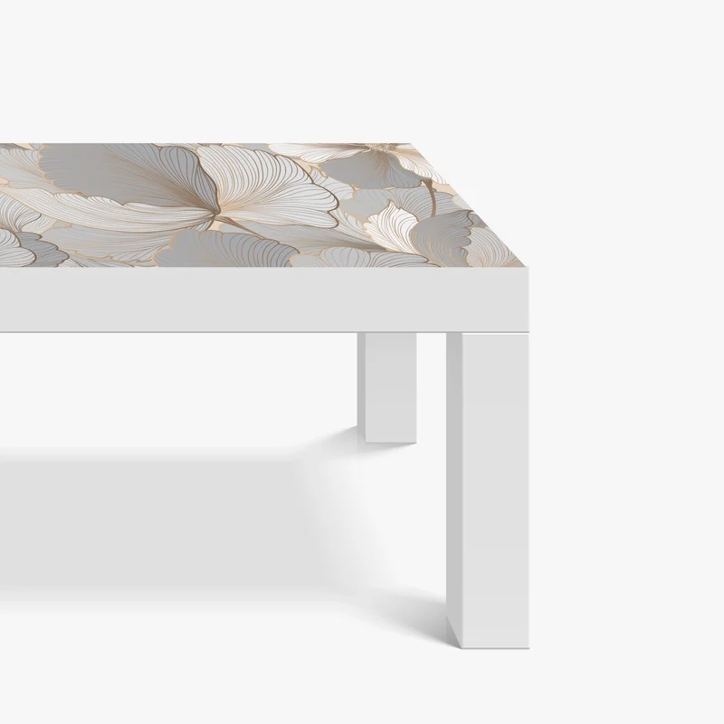 Tischaufkleber und Schreibtischaufkleber zartes pastell blumenmuster