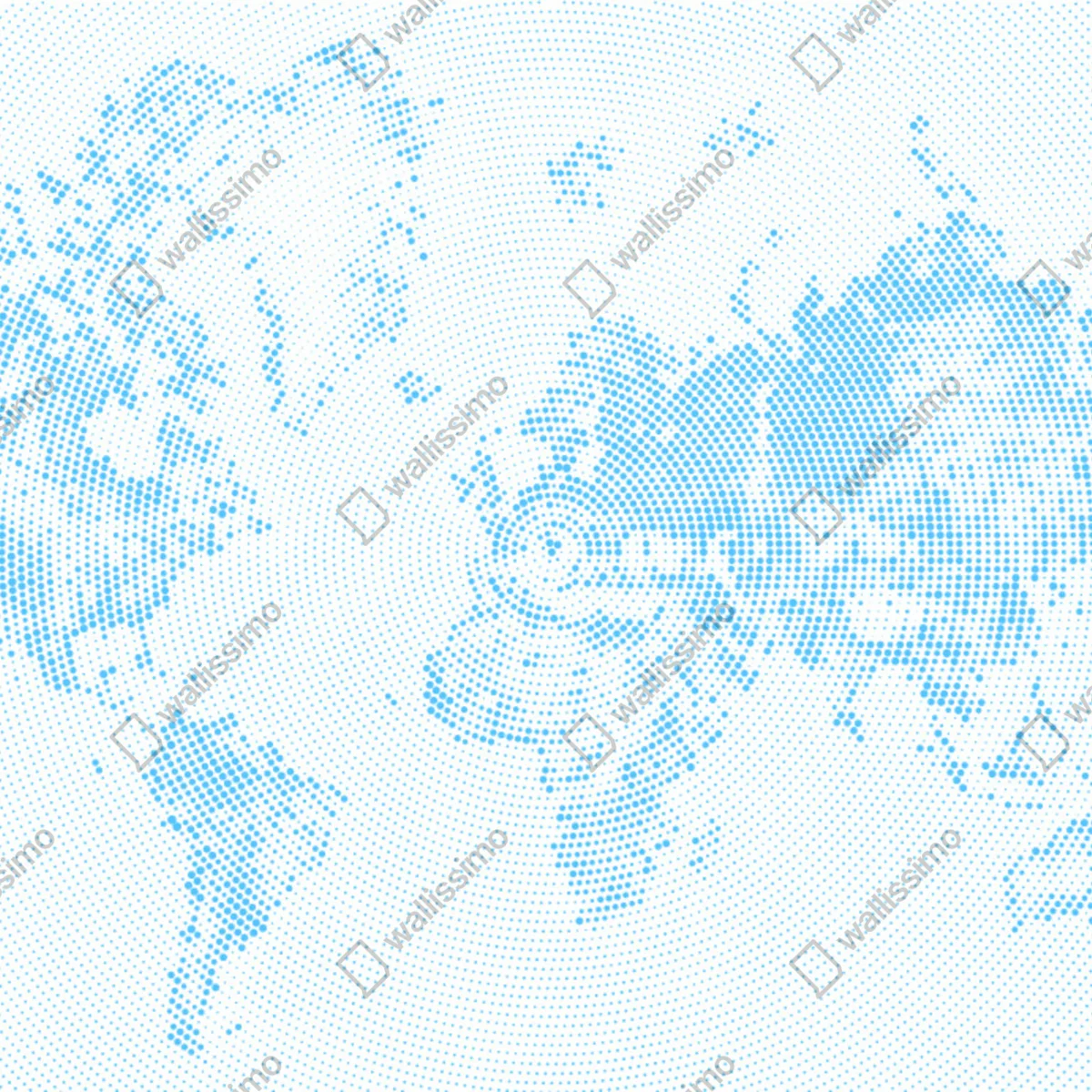 Fototapete türkise raster-weltkarte Fototapete türkise raster-weltkarte