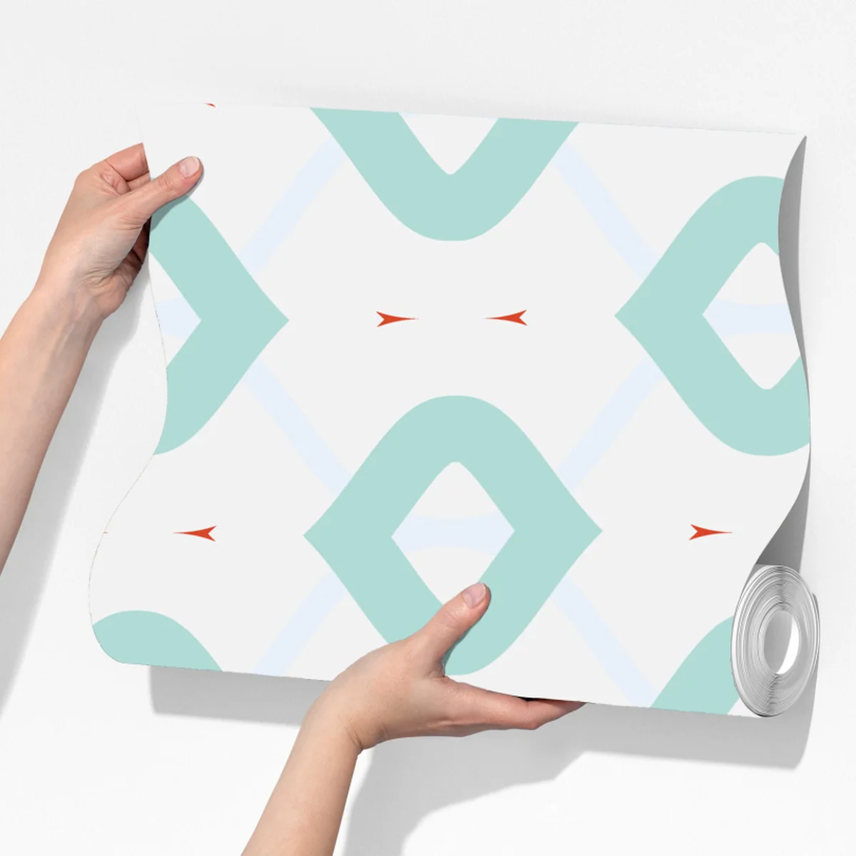 Fototapete türkis geometrisches rautenmuster Fototapete türkis geometrisches rautenmuster