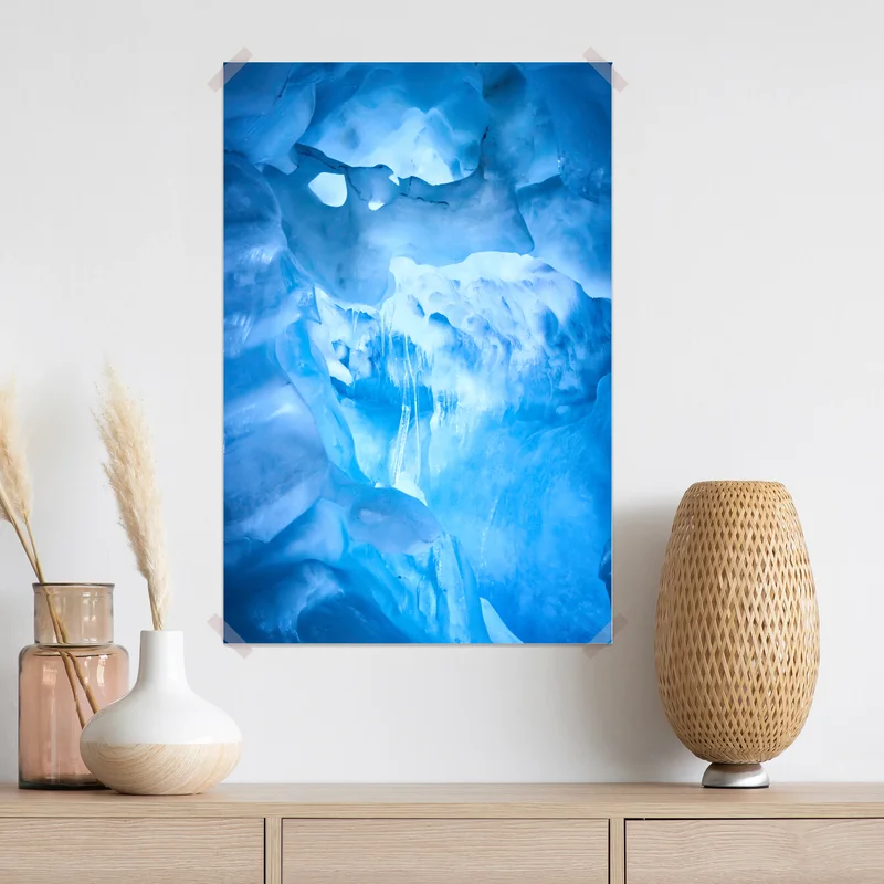Poster ätherische blaue eishöhle Poster ätherische blaue eishöhle