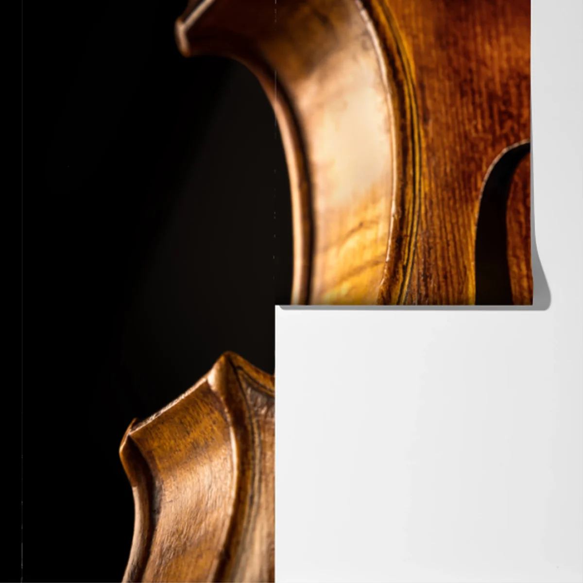 Fototapete nahaufnahme warmer holzgeige Fototapete nahaufnahme warmer holzgeige