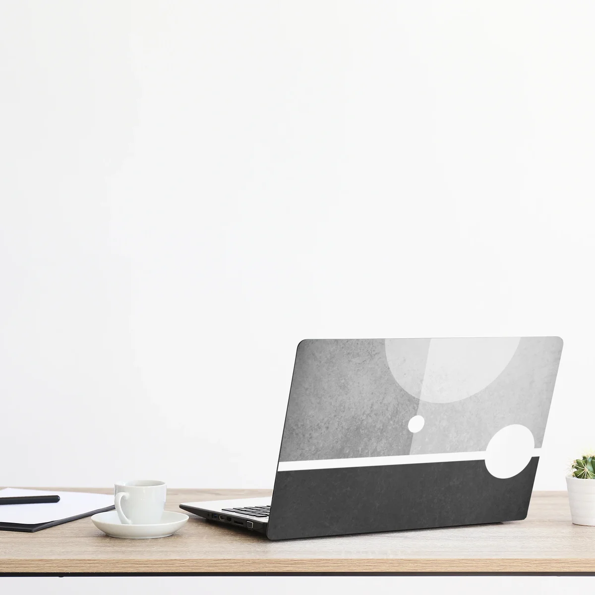 Laptop-Aufkleber minimalistische geometrische komposition Laptop-Aufkleber minimalistische geometrische komposition