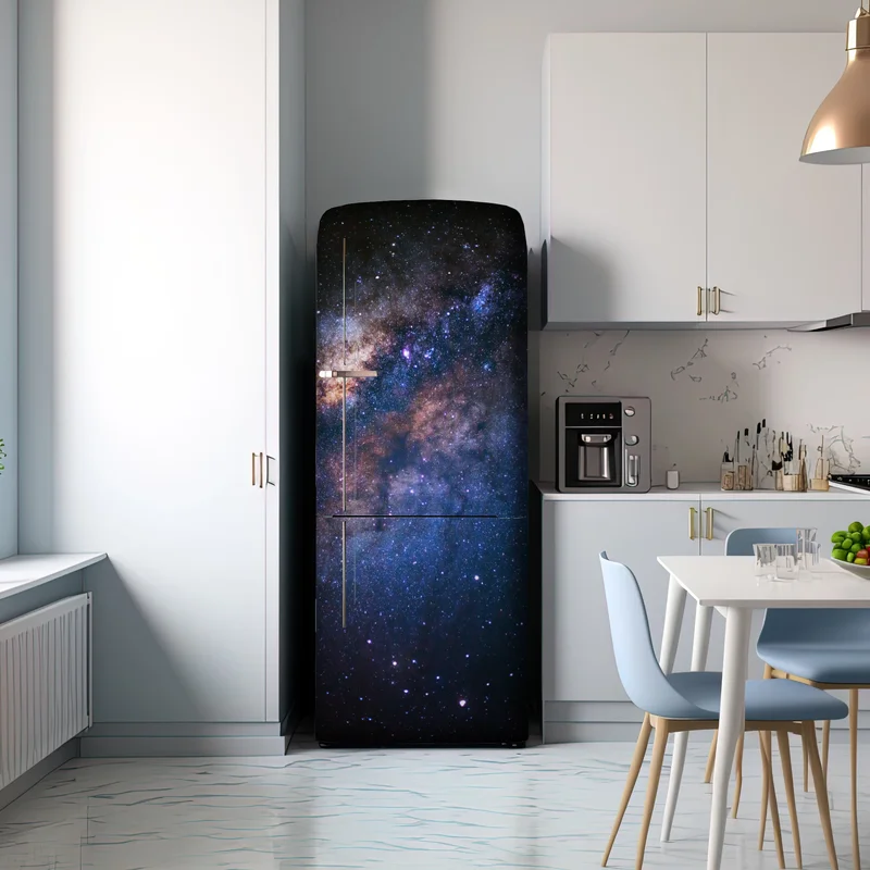 Kühlschrankaufkleber milchstraße galaxie nachthimmel