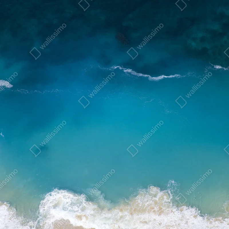 Kühlschrankaufkleber luftaufnahme der türkisfarbenen küste von Nusa Penida Kühlschrankaufkleber luftaufnahme der türkisfarbenen küste von Nusa Penida