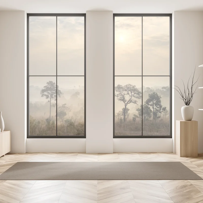 Fensteraufkleber Thailand sawanne bei sonnenaufgang