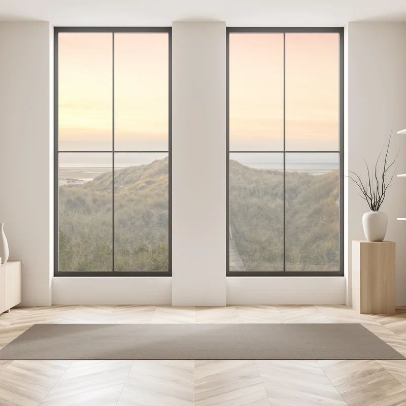 Fensteraufkleber sonnenuntergang am strand von Amrum