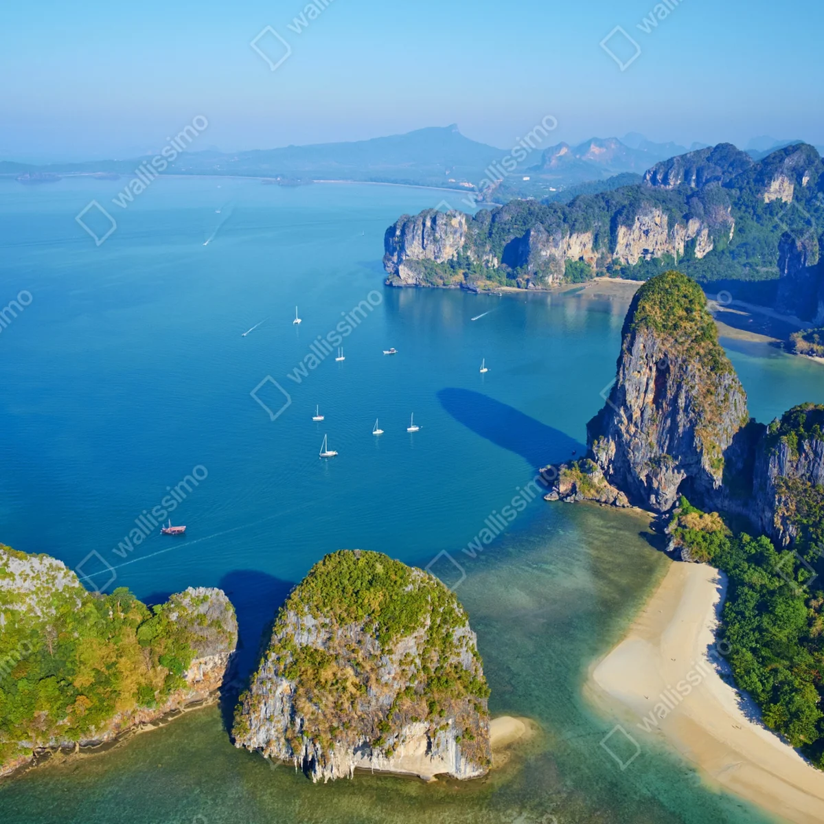 Laptop-Aufkleber türkise insel- und klippenlandschaft Laptop-Aufkleber türkise insel- und klippenlandschaft