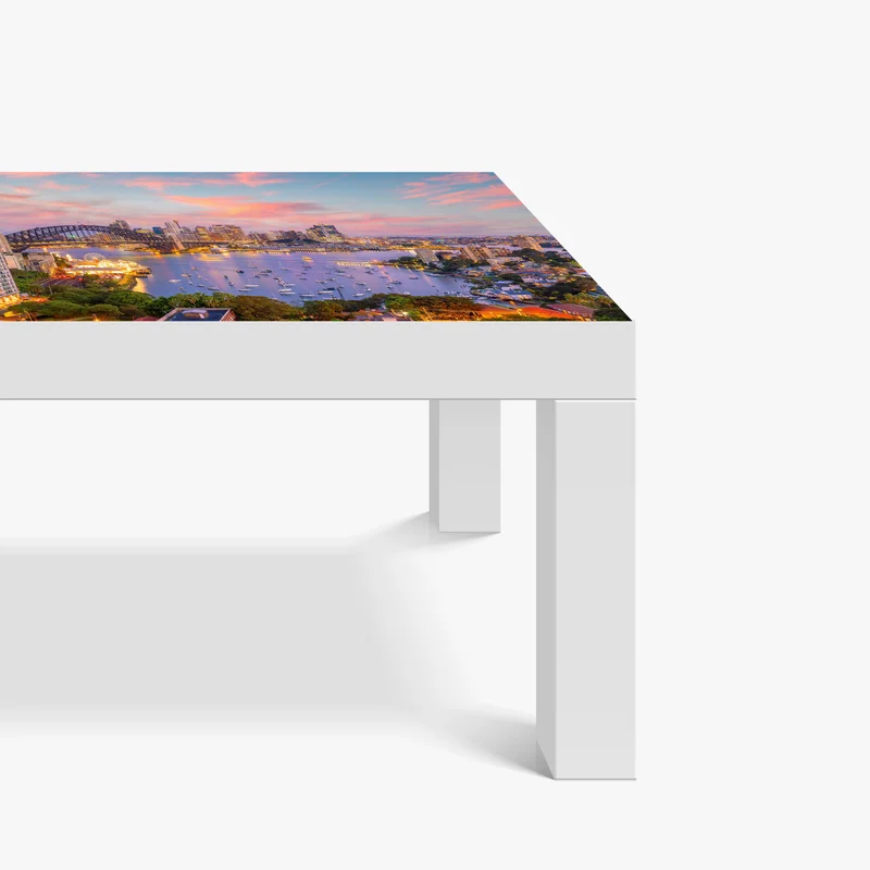 Tischaufkleber und Schreibtischaufkleber sonnenuntergang über Sydney