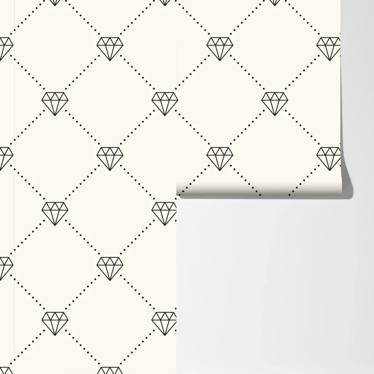 Fototapete diamentgittermuster auf beigem hintergrund Fototapete diamentgittermuster auf beigem hintergrund