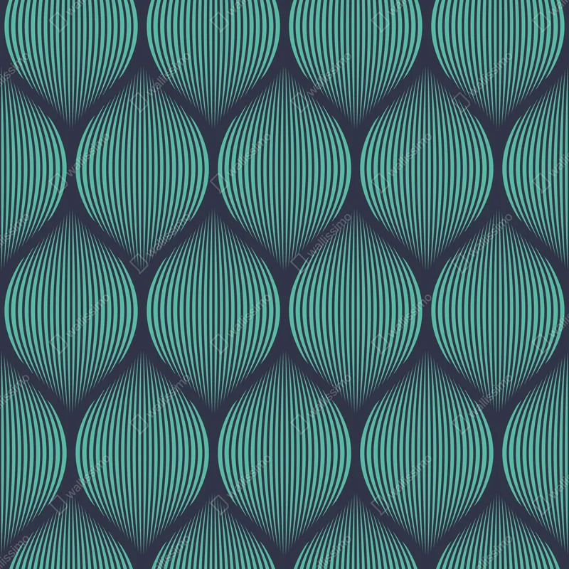 Kühlschrankaufkleber türkis geometrisches tropfenmuster Kühlschrankaufkleber türkis geometrisches tropfenmuster