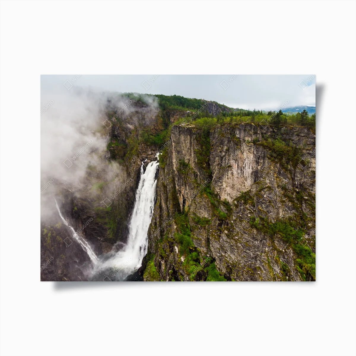 Poster wasserfall Vøringsfossen in Mabodalen • Poster bei Wallnifity® Poster wasserfall Vøringsfossen in Mabodalen • Poster bei Wallnifity®