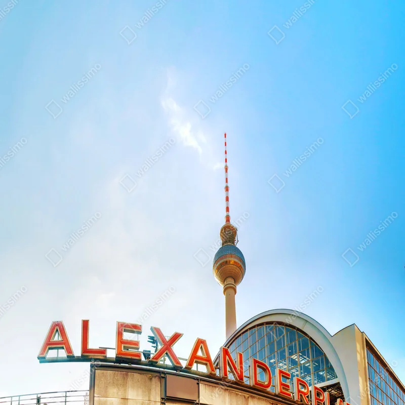 Leinwandbild U-Bahnhof Alexanderplatz • Leinwandbilder bei Wallnifity® Leinwandbild U-Bahnhof Alexanderplatz • Leinwandbilder bei Wallnifity®