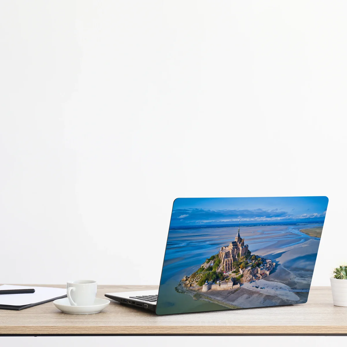Laptop-Aufkleber Mont Saint-Michel luftaufnahme panorama Laptop-Aufkleber Mont Saint-Michel luftaufnahme panorama