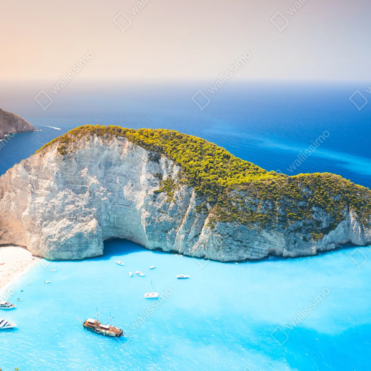 Fototapete türkisbucht am Navagio Strand, Zakynthos Fototapete türkisbucht am Navagio Strand, Zakynthos