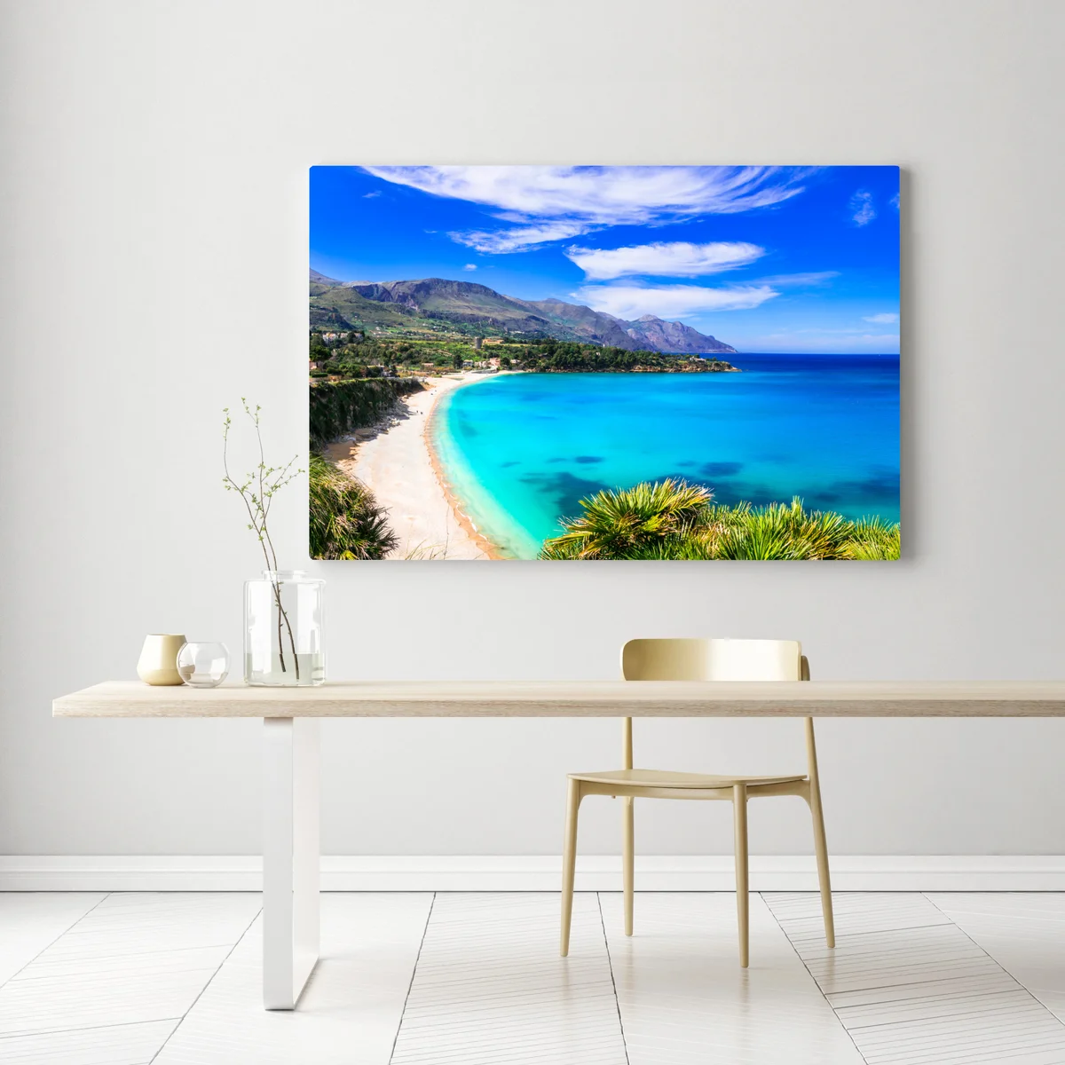 Leinwandbild türkisstrand küstenlandschaft Leinwandbild türkisstrand küstenlandschaft